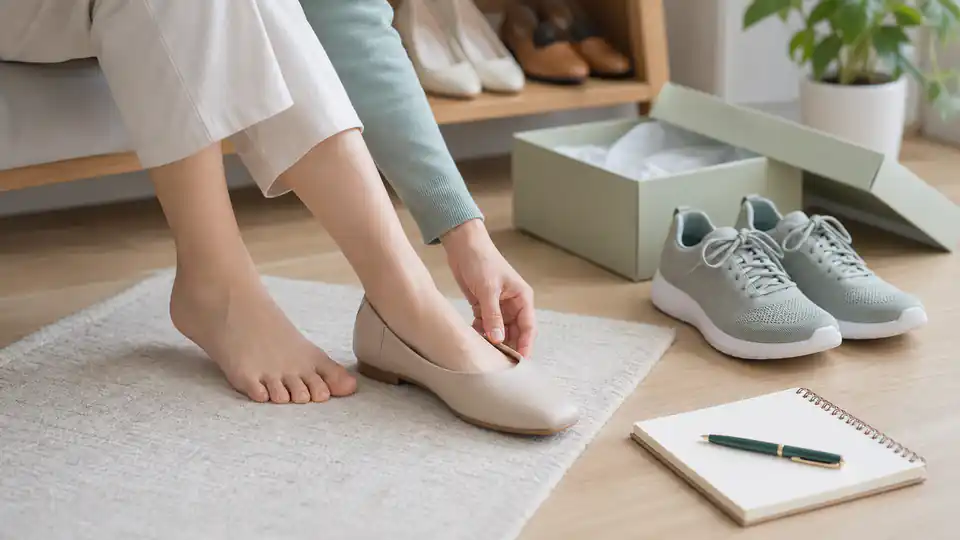 hallux valgus early shoe check