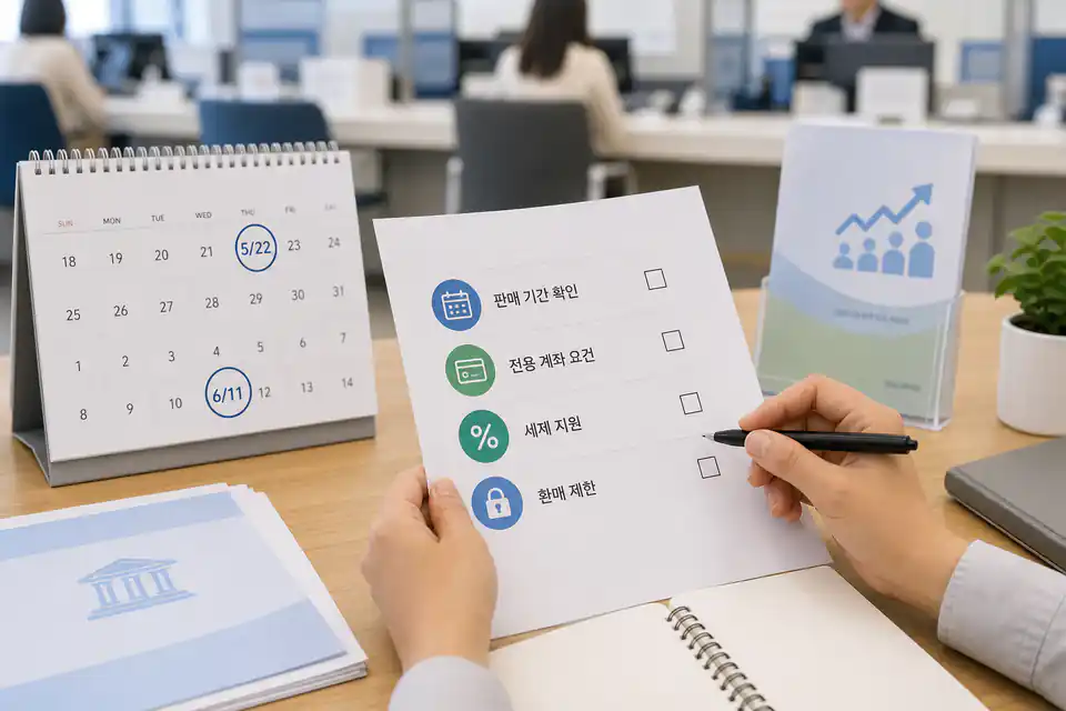 국민성장펀드 출시일과 가입 조건을 확인하는 정책 체크리스트 이미지