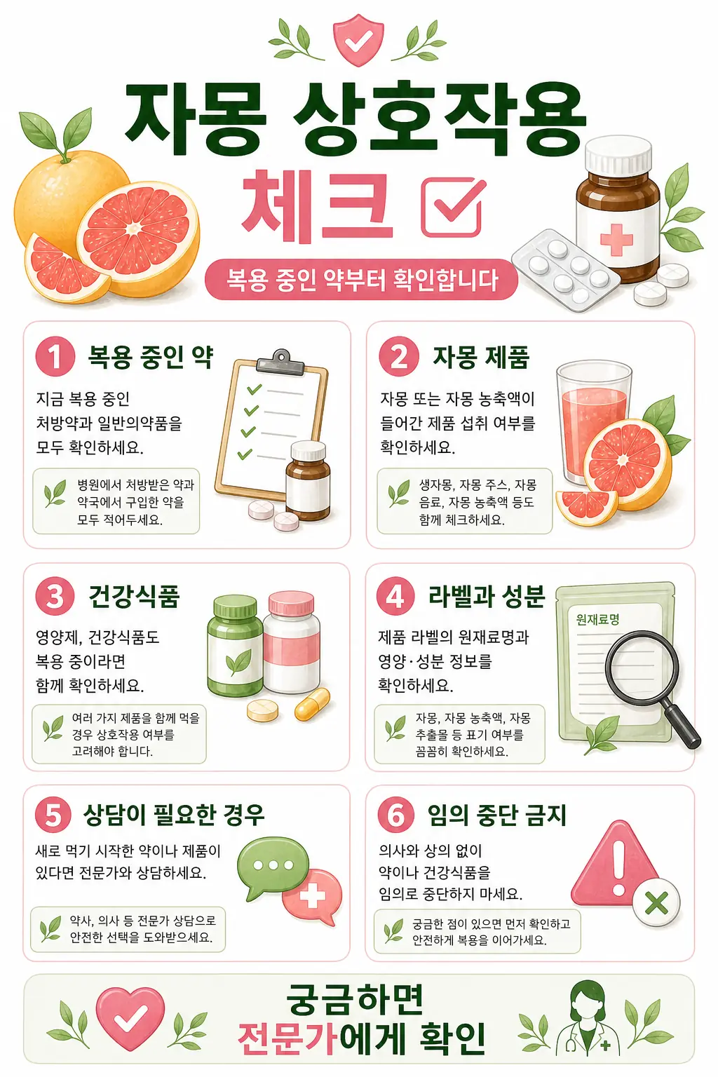 자몽 상호작용 체크 인라인 이미지