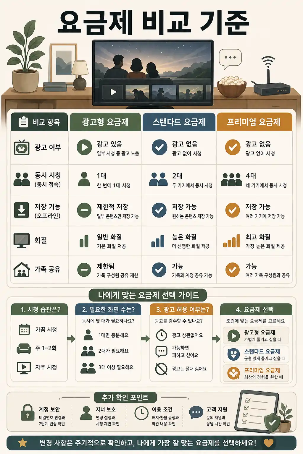 OTT 요금제 비교, 동시접속과 광고형 요금제 확인 2 요금제 비교 기준과 선택 가이드 인라인 이미지