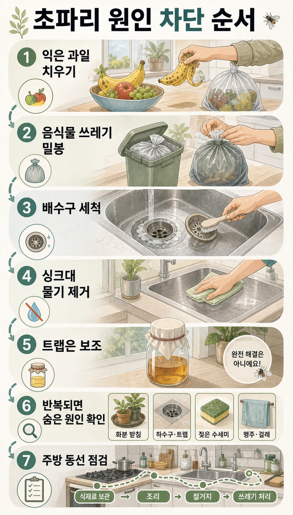 초파리 없애는법, 계속 생기는 집에서 먼저 막을 원인 2 초파리 없애는법, 계속 생기는 집에서 먼저 막을 원인 인라인 이미지