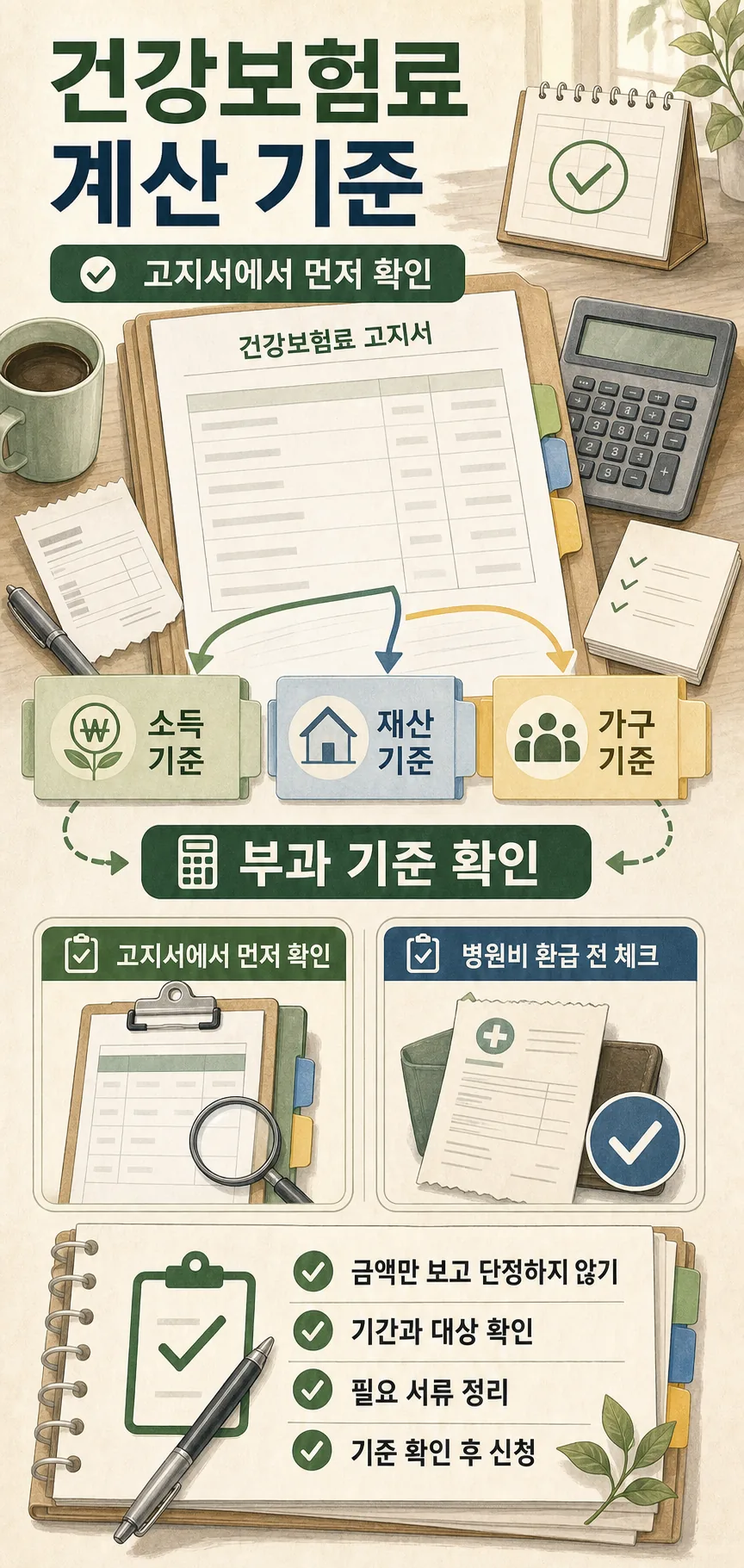 건강보험료 계산 기준, 병원비 돌려받기 전 꼭 볼 기준 2 건강보험료 계산 기준 병원비 환급 전 체크 인라인 이미지