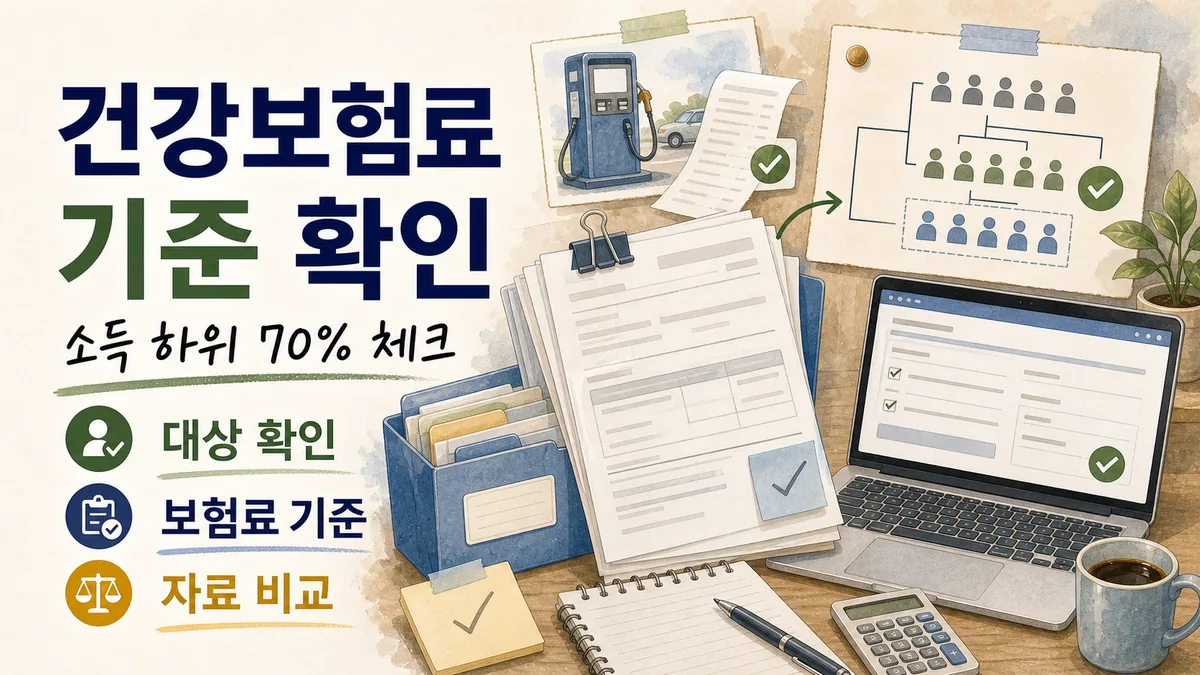 고유가 피해지원금 건강보험료 기준, 소득 하위 70% 확인법 대표 이미지