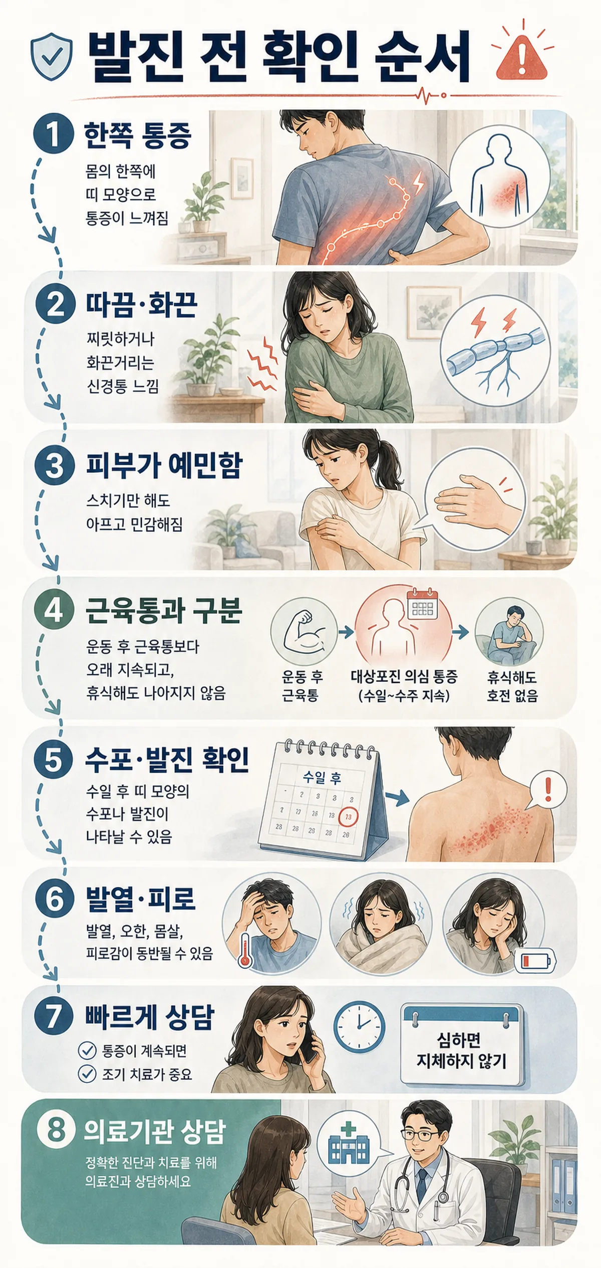 대상포진 초기증상, 피부 발진 전 통증이 먼저 올 때 2 대상포진 초기증상, 피부 발진 전 통증이 먼저 올 때 인라인 이미지
