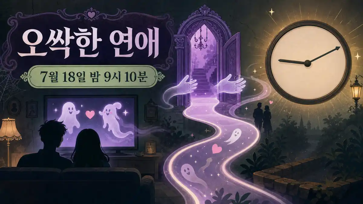 오싹한 연애 방송시간, 7월 18일 밤 9시 10분 첫방송 핵심 일정 안내 이미지